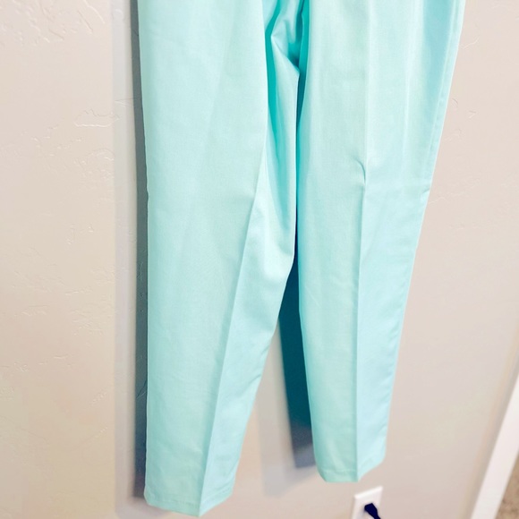 City Chic Vintage High Trouser Waist Pleated Dress Pant Sky Blue Teal SZ… - Picture 7 of 16